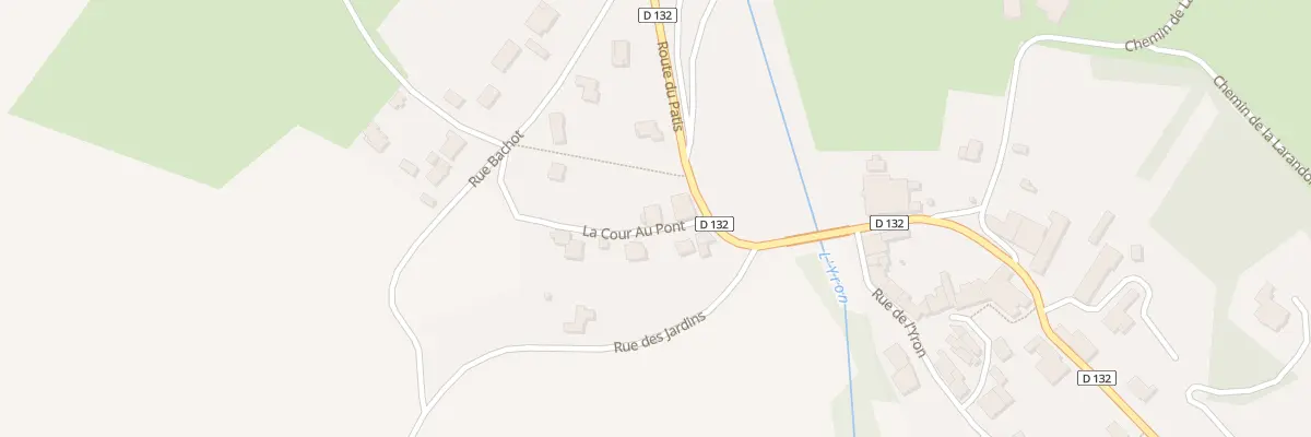 Plan du 6 La Cour au Pont à Ville-sur-Yron