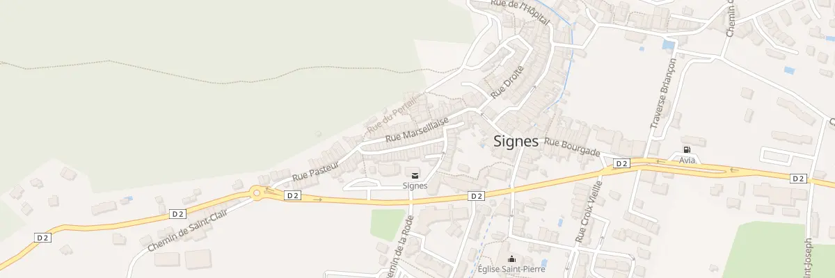 Plan du 21 Rue Marseillaise à Signes