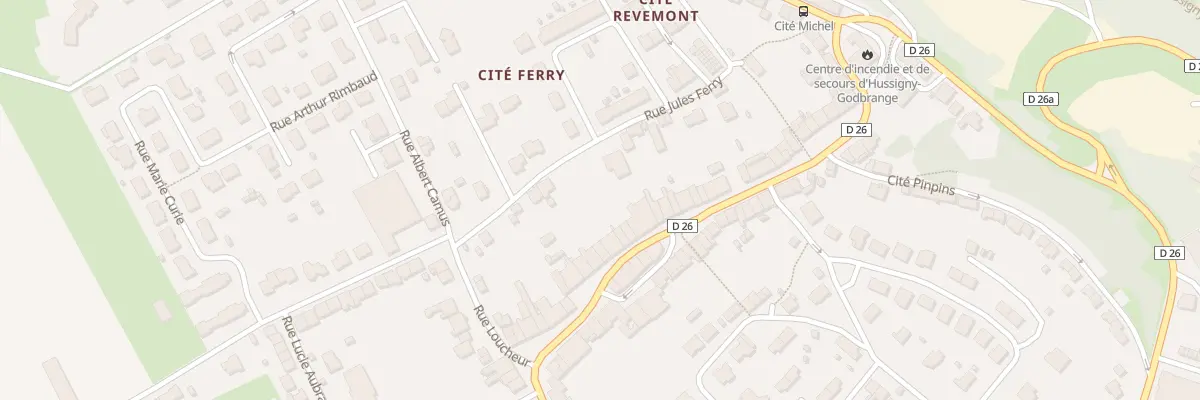 Plan du 46 Rue Jean Jaurés à Hussigny-Godbrange