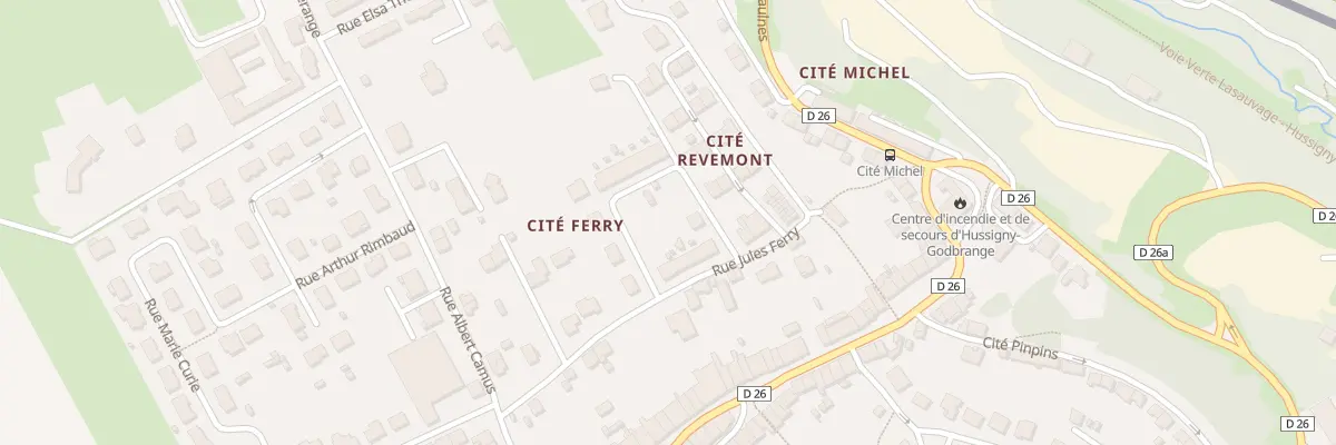 Plan du 6 Cité Ferry à Hussigny-Godbrange