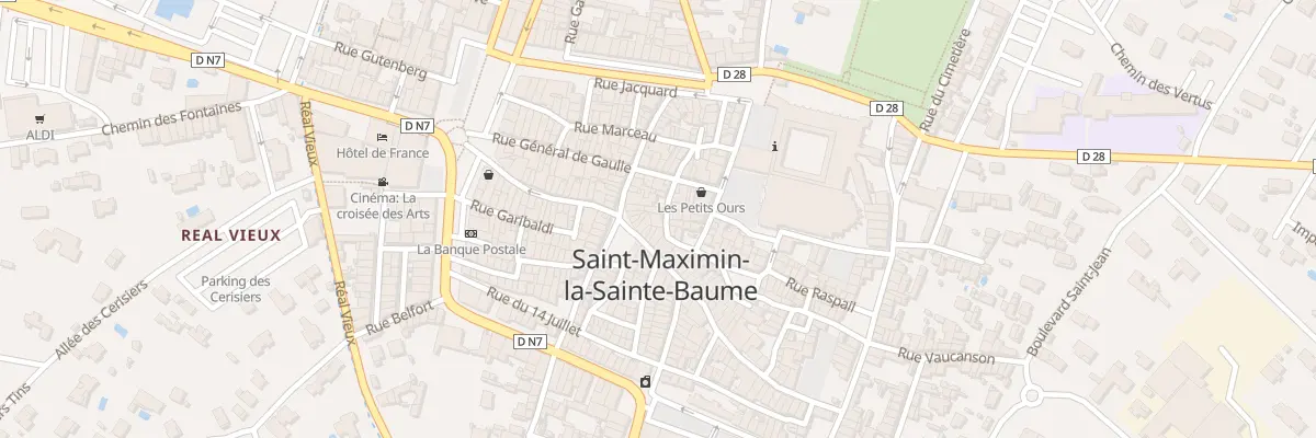 Plan du 70 Rue Baudin à Saint-Maximin-la-Sainte-Baume