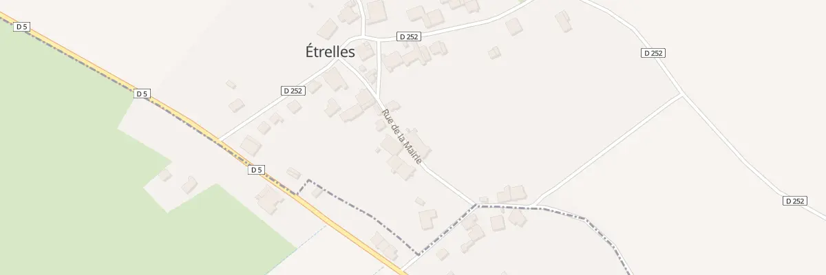 Plan du 7 Rue de la Mairie à Étrelles-et-la-Montbleuse