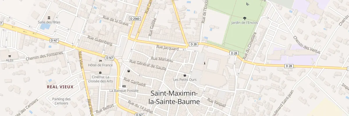 Plan du 10 Rue Denfert Rochereau à Saint-Maximin-la-Sainte-Baume