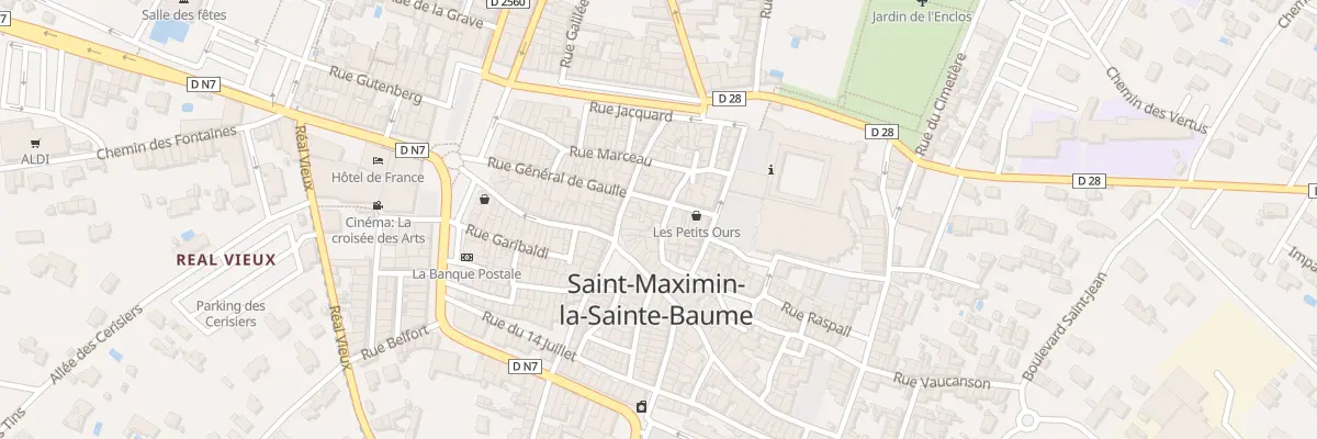 Plan du 44 Rue Baudin à Saint-Maximin-la-Sainte-Baume