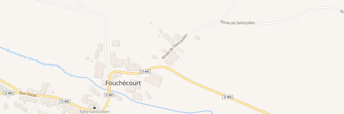 Plan du 34 Rte de Saint Julien à Fouchécourt