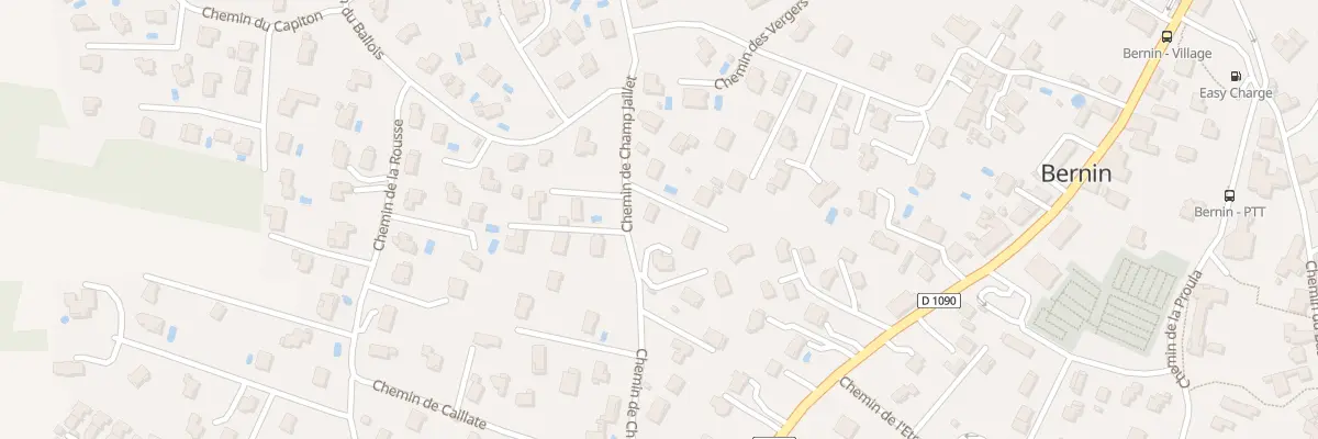 Plan du 5142 Craponoz à Bernin