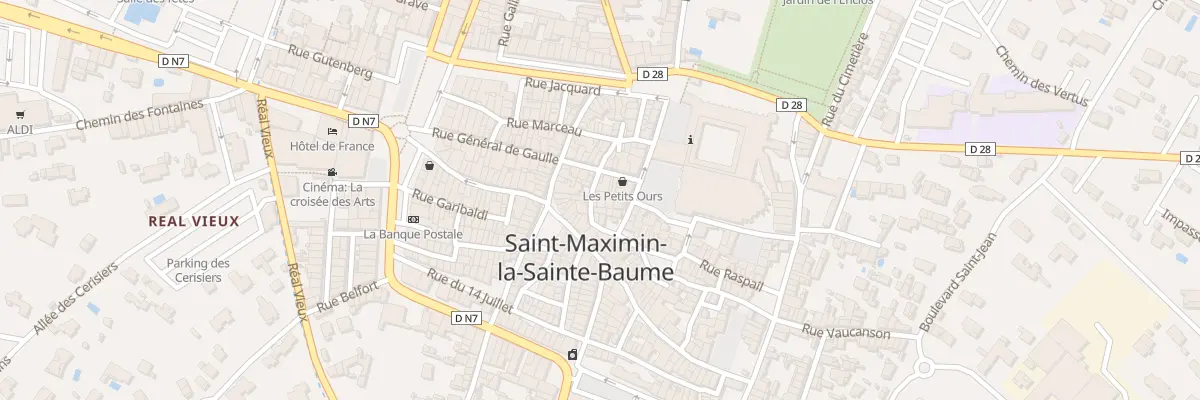 Plan du 13 Rue Baudin à Saint-Maximin-la-Sainte-Baume