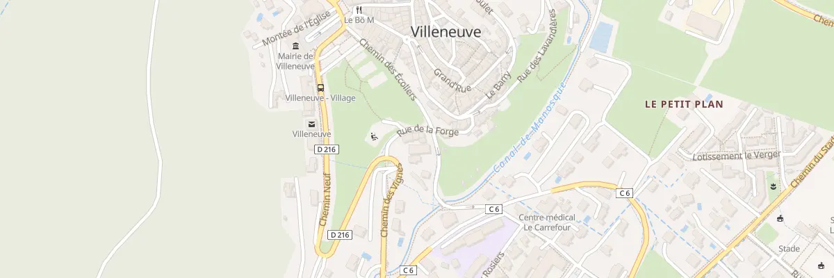 Plan du 41 Rue de la Forge à Villeneuve