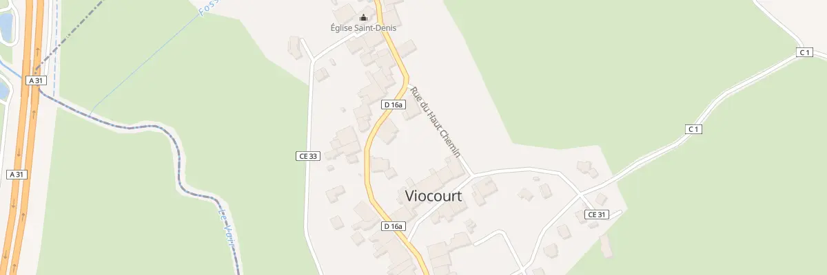 Plan du 5 Rue de la Goulotte à Viocourt