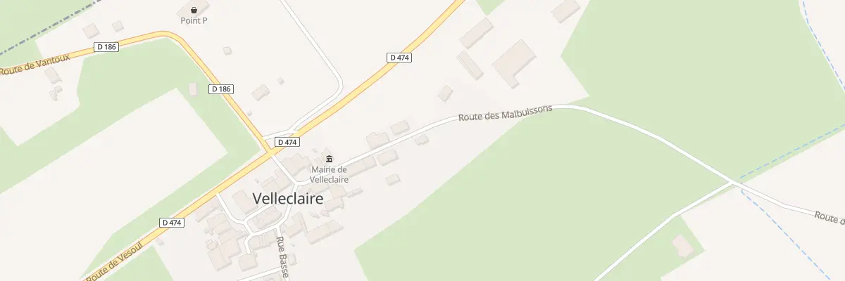 Plan du 10 Rte des Malbuissons à Velleclaire