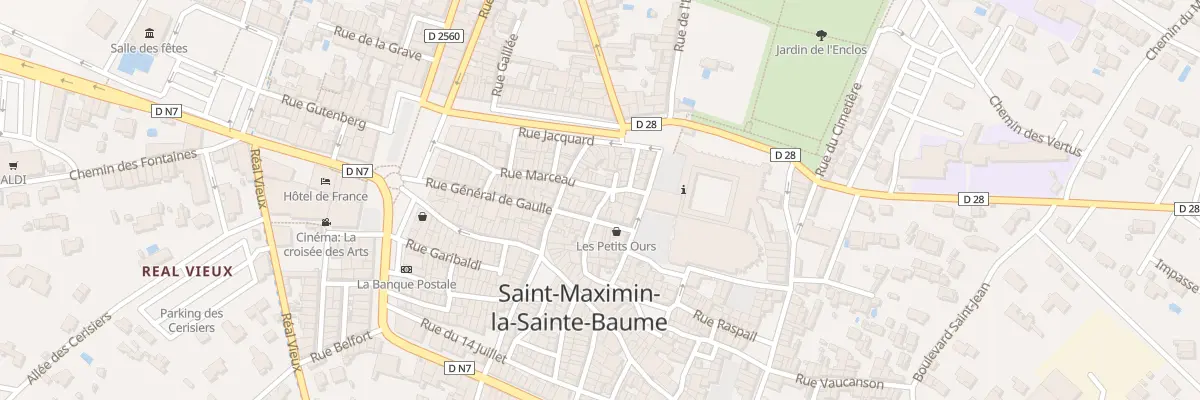 Plan du 8 Rue Baudin à Saint-Maximin-la-Sainte-Baume