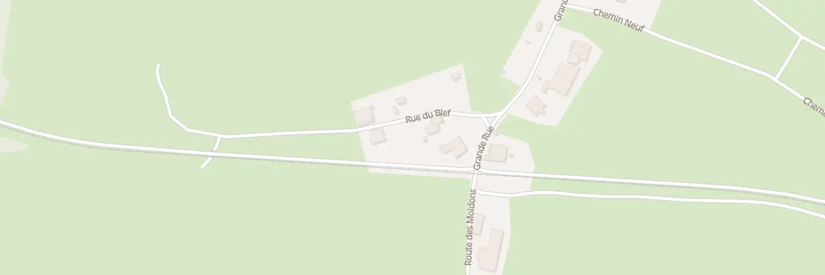 Plan du 1 Rue du Bief à Chilly-sur-Salins