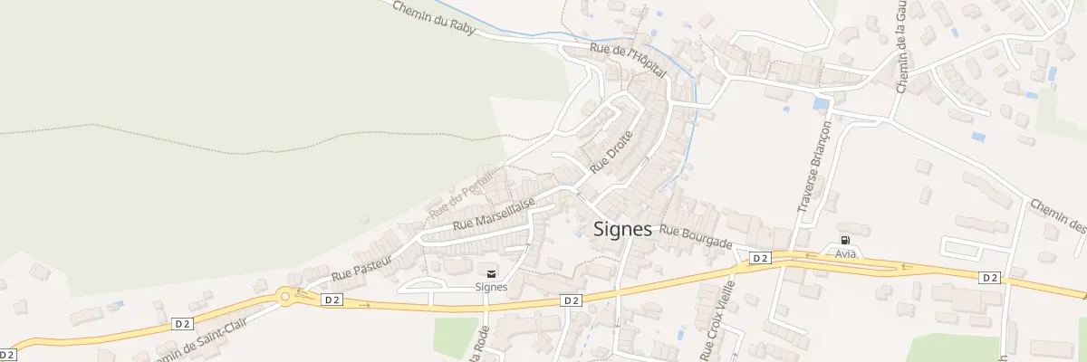 Plan du 2 Rue des Fours à Signes