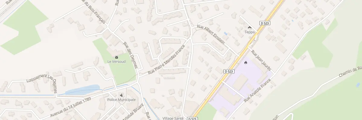 Plan du 25 Lot les Tonnelles au Versoud