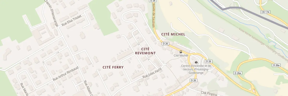 Plan du 11 Cité Revemont à Hussigny-Godbrange