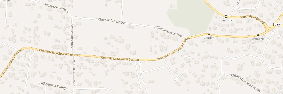Plan du 2097 Che de la Seyne A Bastian à La Seyne-sur-Mer