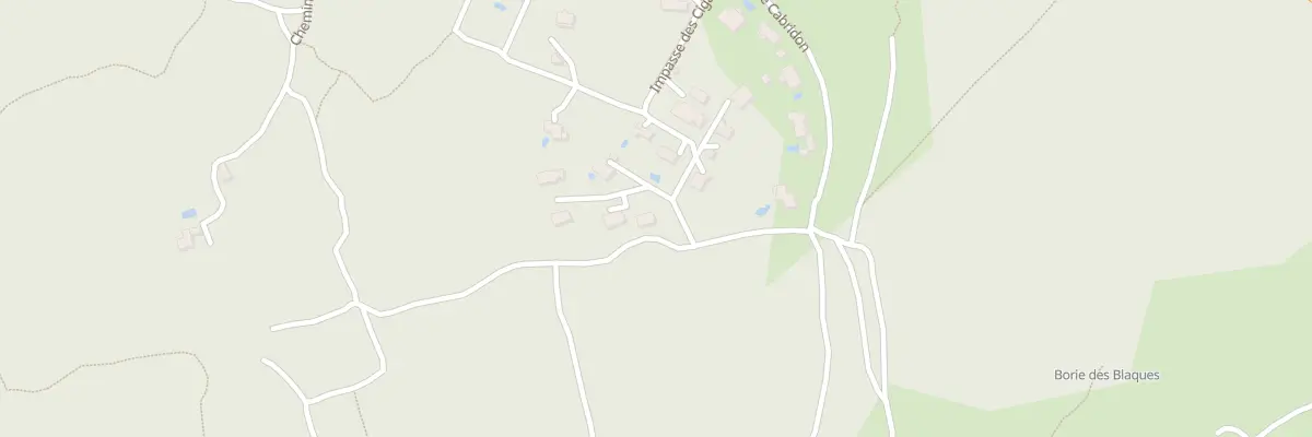 Plan du 541A Che de Cabridon à Ginasservis