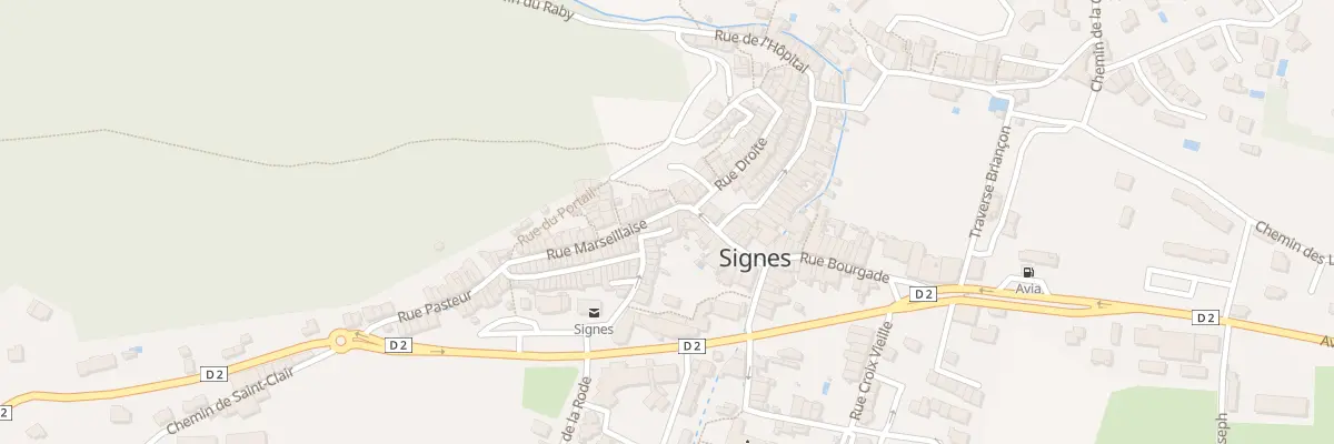 Plan du 3 Rue Marseillaise à Signes