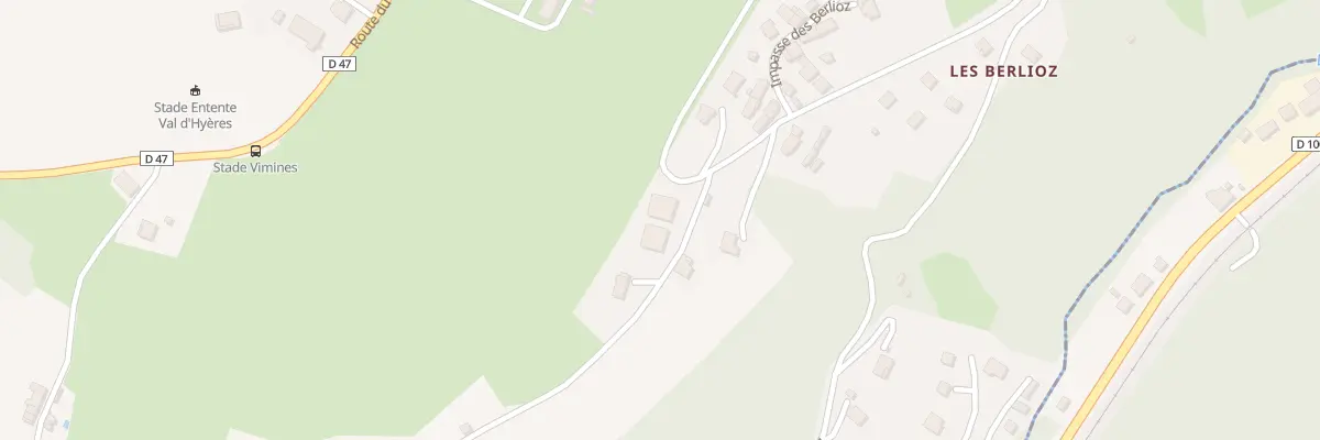 Plan du 5141F Les Berlioz à Vimines