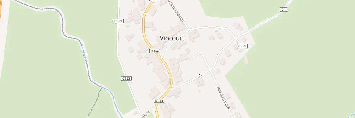 Plan du 9 Grande Rue à Viocourt