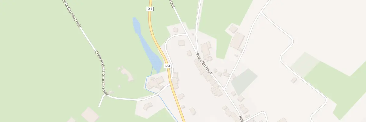 Plan du 43 Rue d’En Haut à Blondefontaine