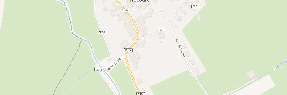 Plan du 2 Rue de la Corvée à Viocourt