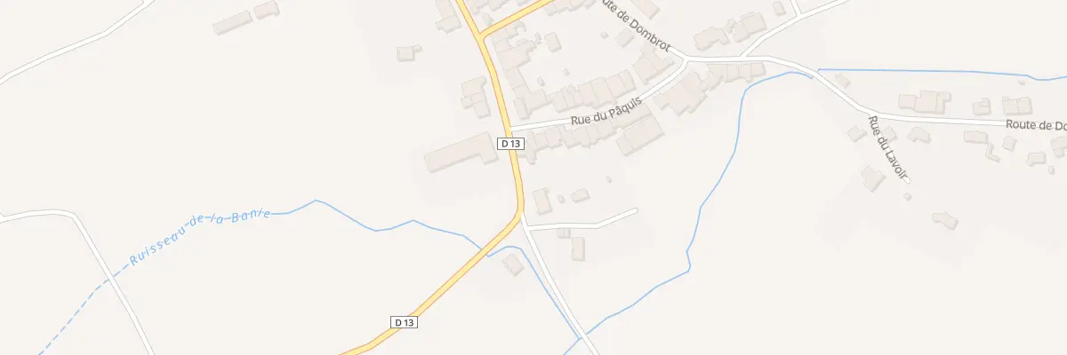 Plan du 161 Rue du Paquis à Suriauville