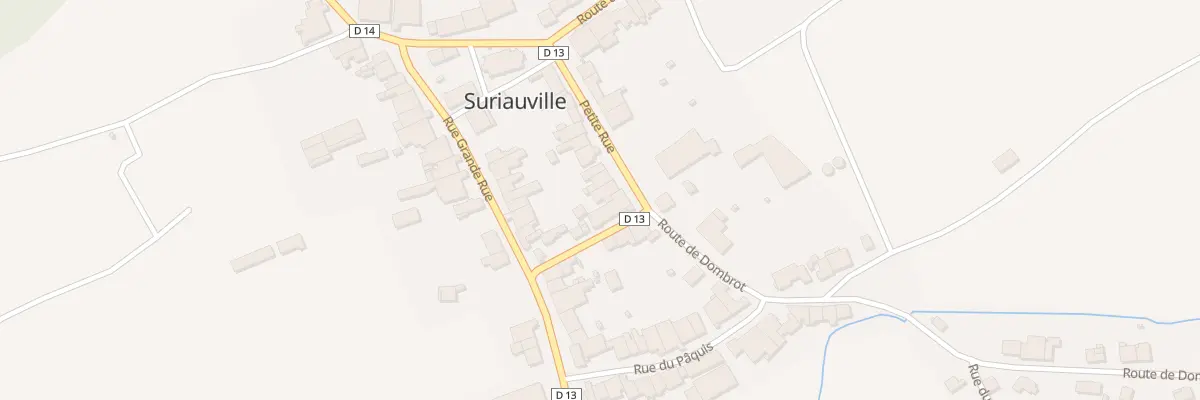 Plan du 128 Ptr Petite Rue à Suriauville