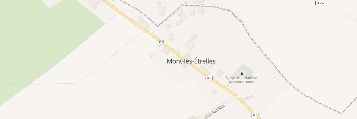 Plan du 5036 Mont Les Etrelles à Villers-Chemin-et-Mont-lès-Étrelles