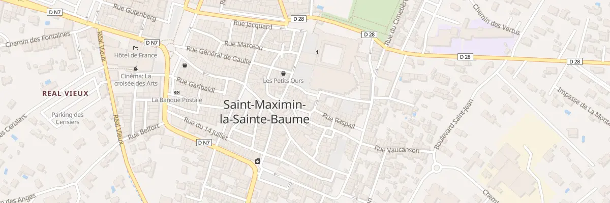 Plan du 7 Pl de l’Hôtel de Ville à Saint-Maximin-la-Sainte-Baume