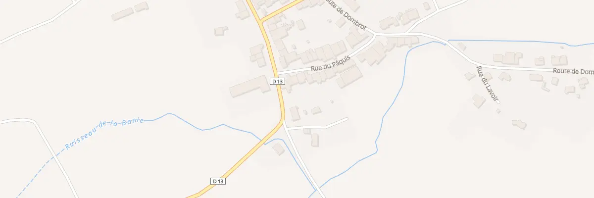 Plan du 157 Rue du Paquis à Suriauville