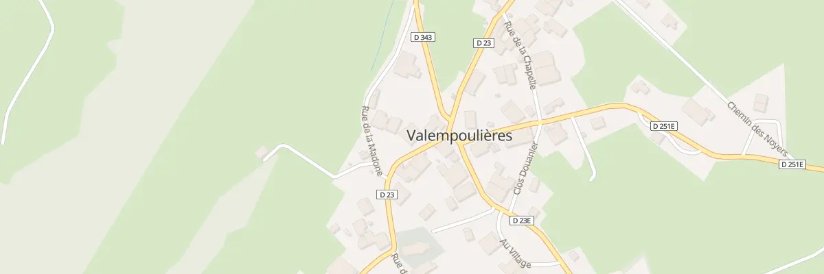 Plan du 2 Rue de l’Eglise à Valempoulières