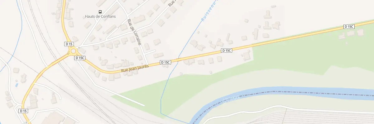 Plan du 16 Rue Jean Jaurès à Conflans-en-Jarnisy