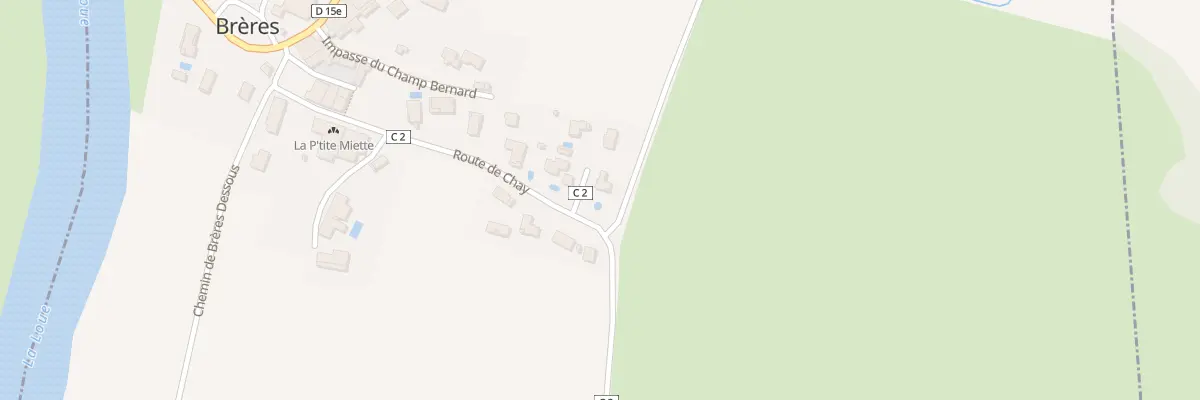 Plan du 19 Rte de Chay à Brères
