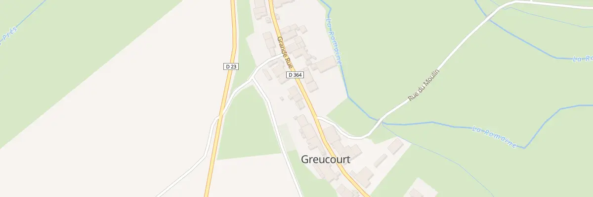 Plan du 32 Grande Rue de Greucourt à La Romaine