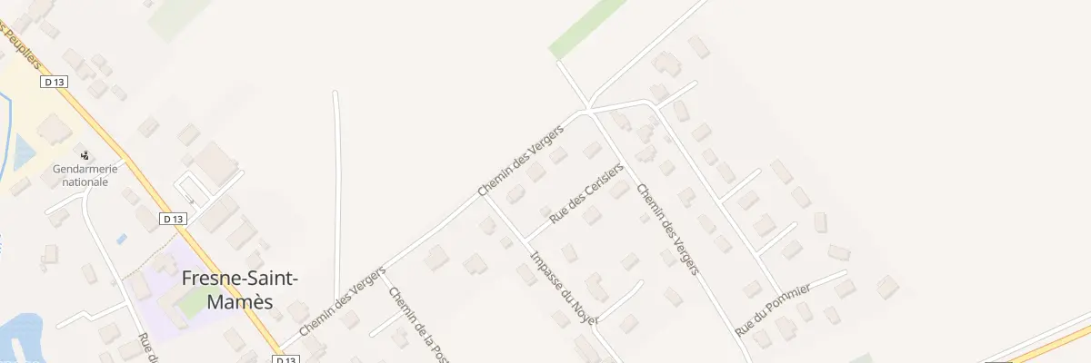 Plan du 12 Chem des Vergers à Fresne-Saint-Mamès
