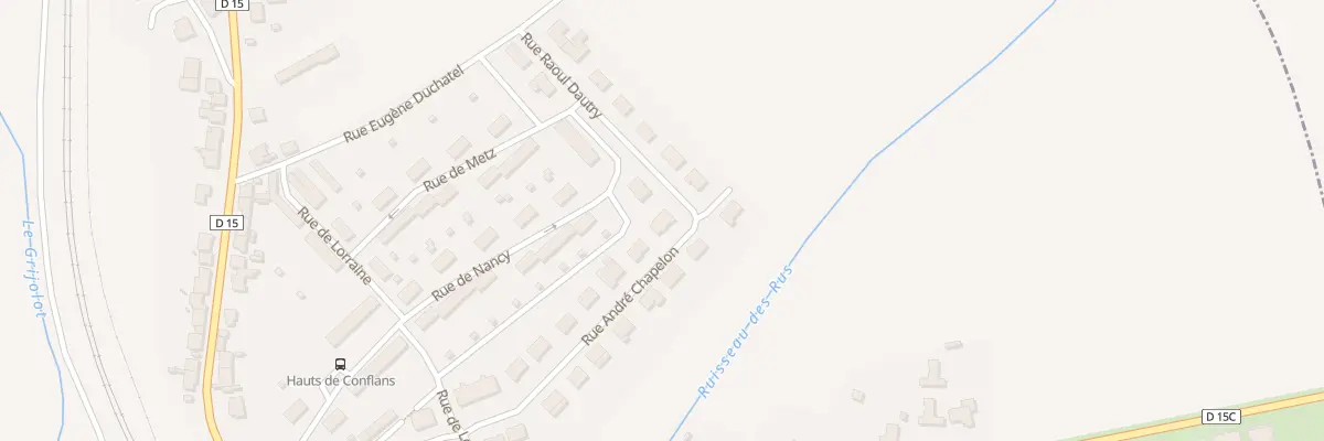 Plan du 17 Rue André Chapelon à Conflans-en-Jarnisy