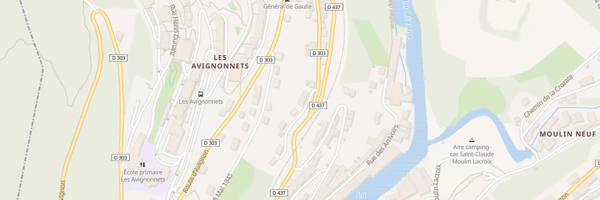 Plan du 1 Imp du Valèvre à Saint-Claude