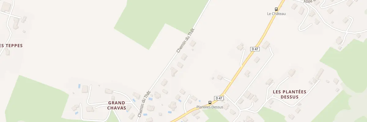 Plan du 5414 Le Thet à Vimines