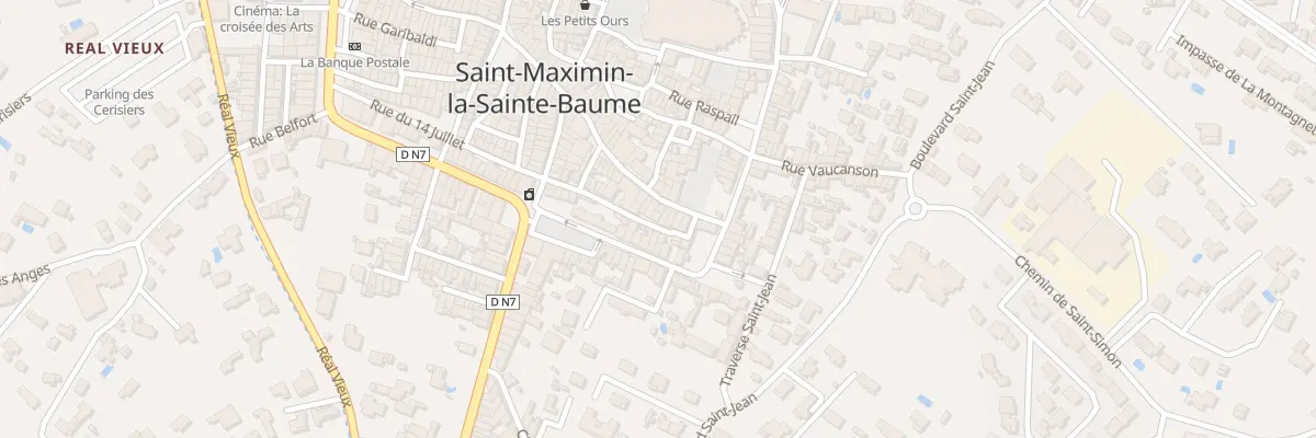 Plan du 46 Rue du 14 Juillet à Saint-Maximin-la-Sainte-Baume
