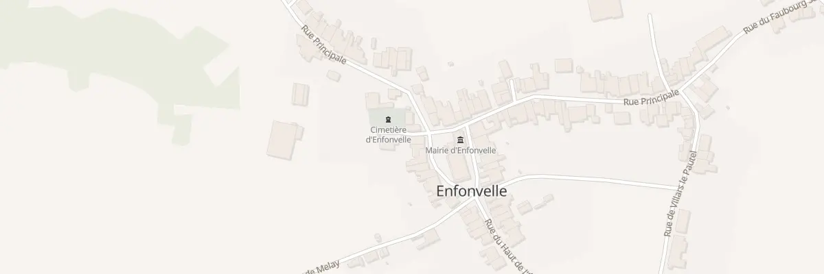 Plan du 1 Imp du Cimetiere à Enfonvelle