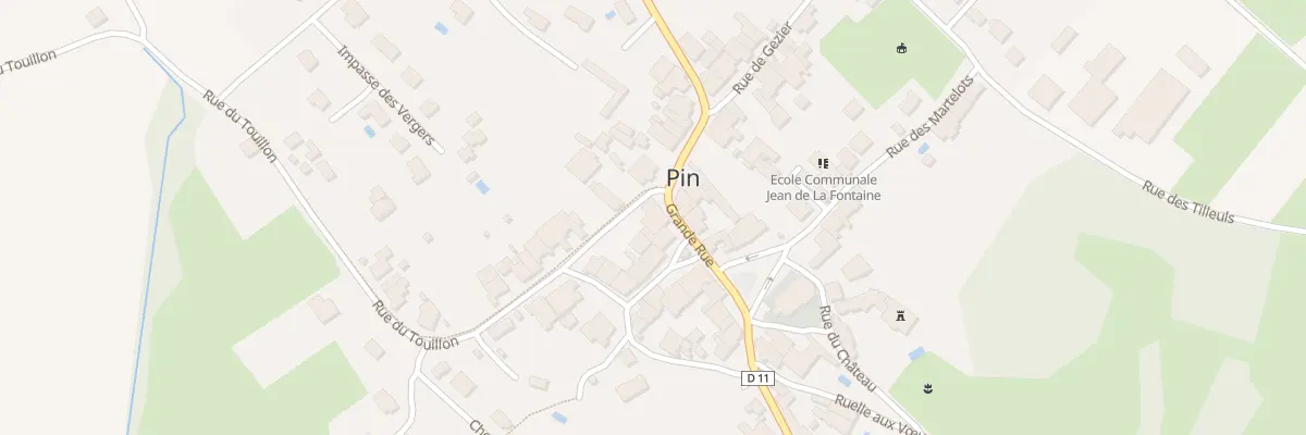 Plan du 1 Rue du Touillon à Pin