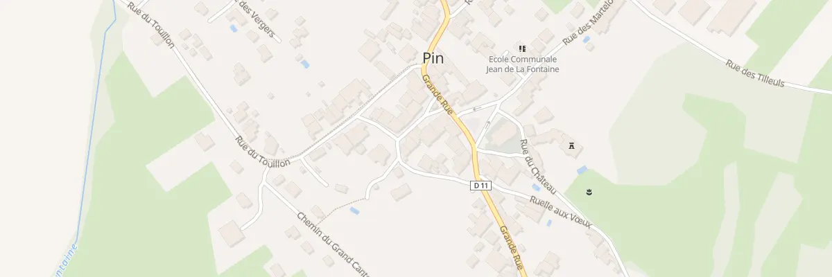 Plan du Village à Pin