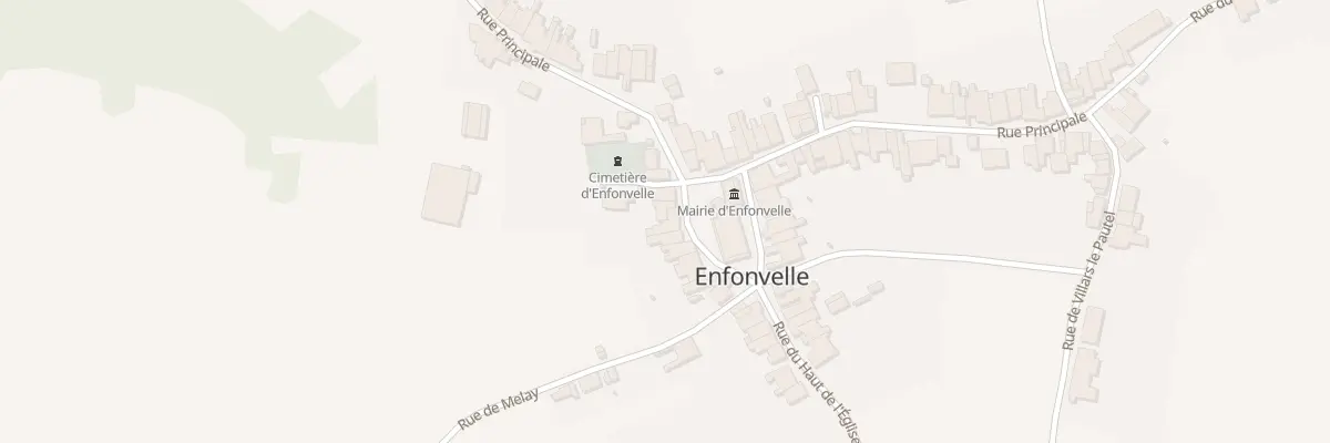 Plan du 2 Rue de l’Eglise à Enfonvelle