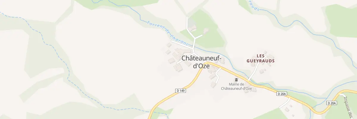 Plan du 46 Imp des Meyzenq à Châteauneuf-d’Oze