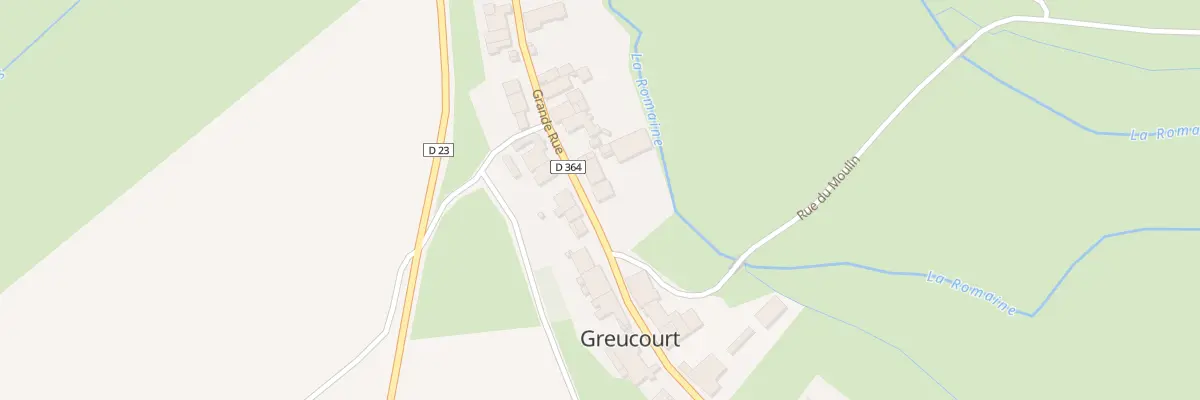 Plan du 21 Gr Grande Rue de Greucourt à Cendrecourt