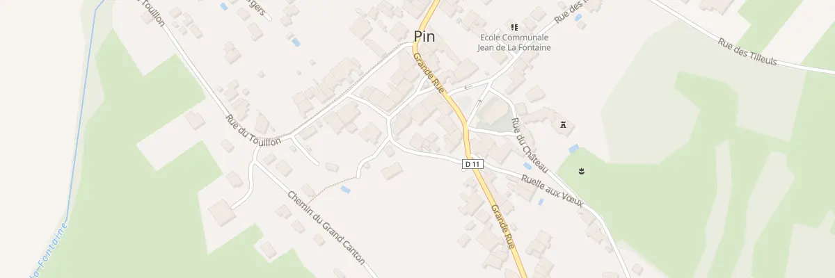 Plan du 6 Rue des Douches à Pin