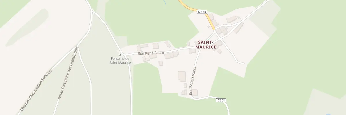 Plan du 3B Rue René Faure à Bucey-lès-Gy