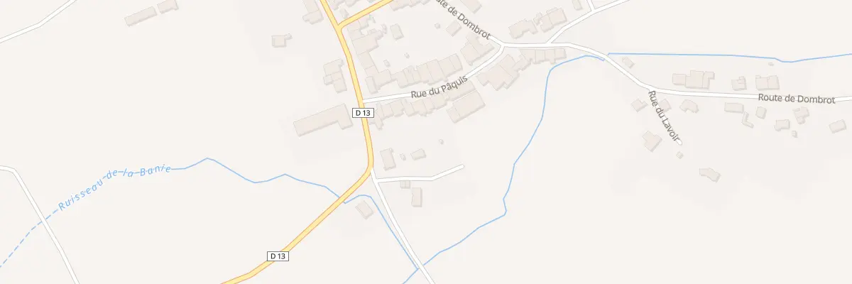 Plan du 125 Rue du Paquis à Suriauville