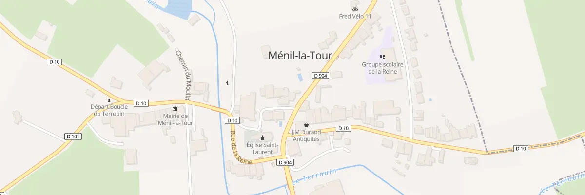 Plan du 5 Crs du Chateau à Ménil-la-Tour
